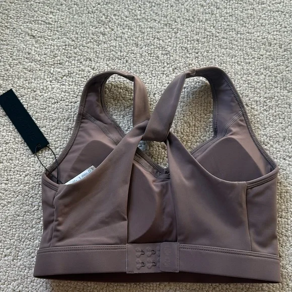 Oner Active Unified Layered Brown Sports Bra - Picture 7 of 7